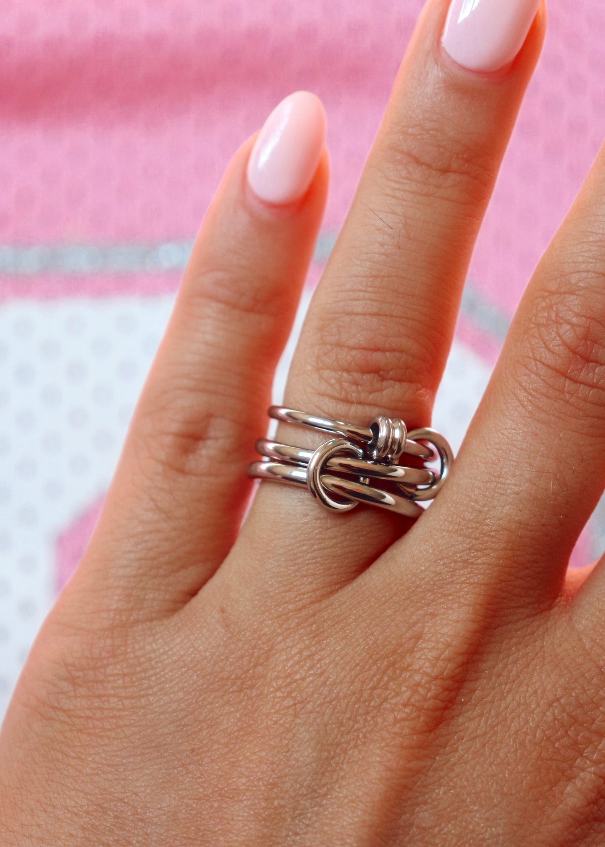 Sterling Silver Layered Ring