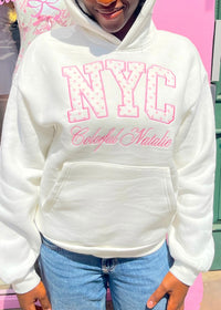Preorder: Polka Dot Babe Embroidered NYC Hoodie