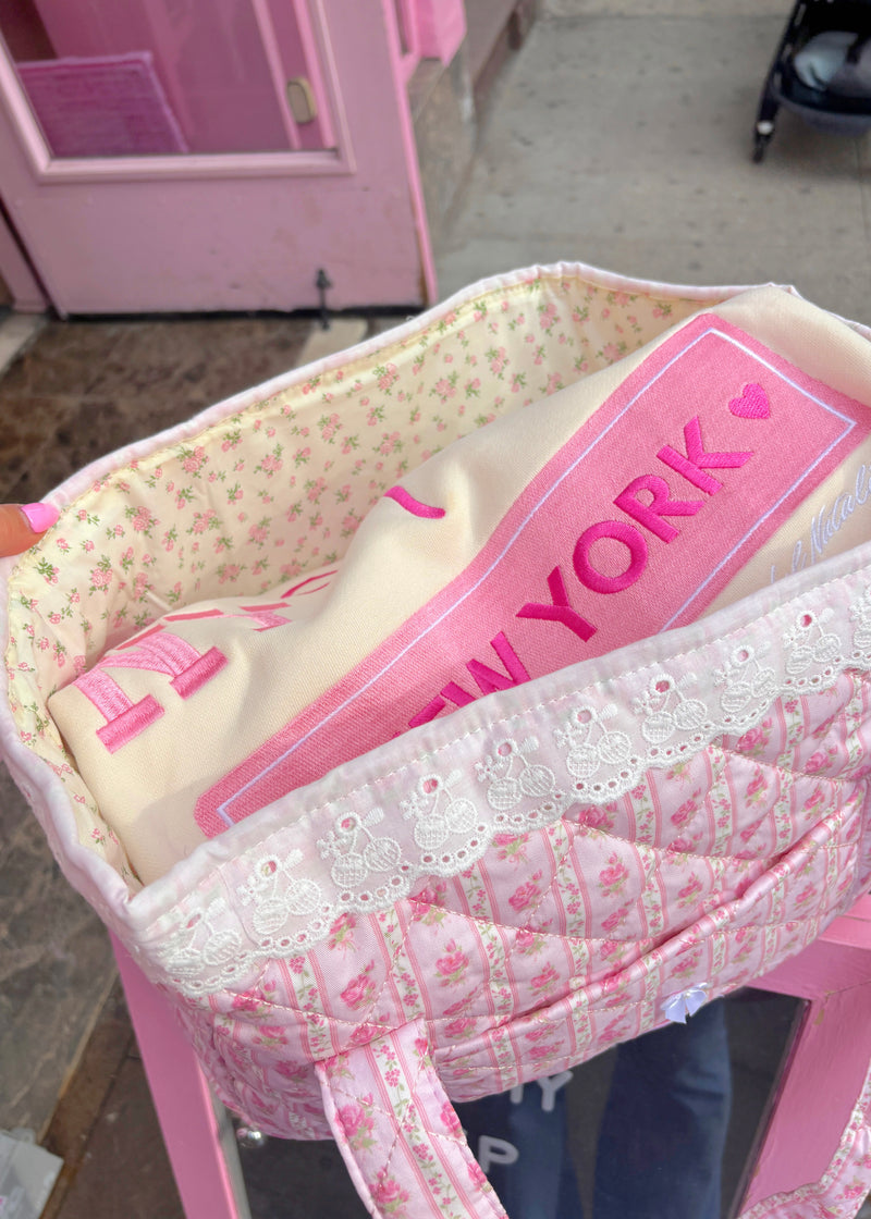 Sweet Dreams Lace Tote