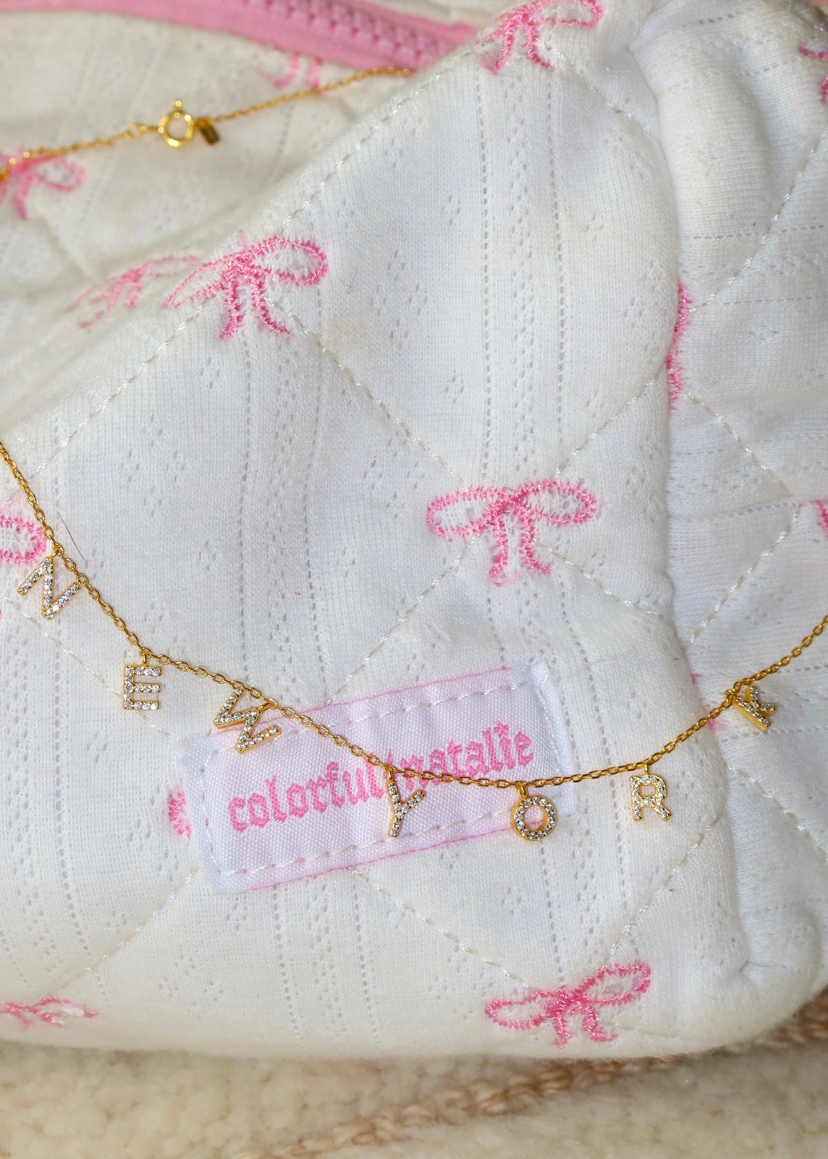 New York Letter Necklace