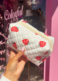 Strawberry Makeup Bag