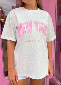 New York Grey Heavyweight T-Shirt