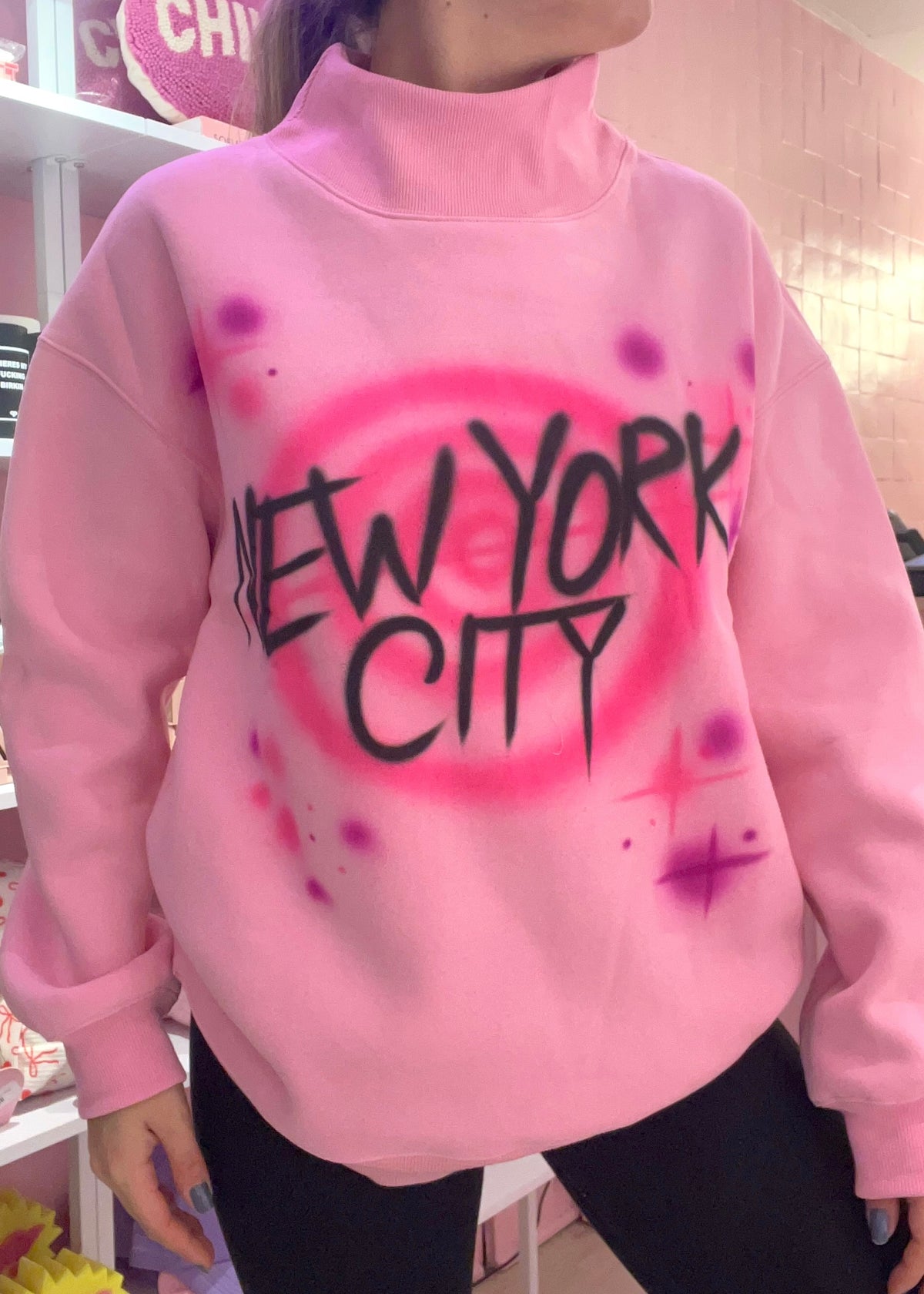 New York City Airbrushed Crewneck - CAMAIR x CN