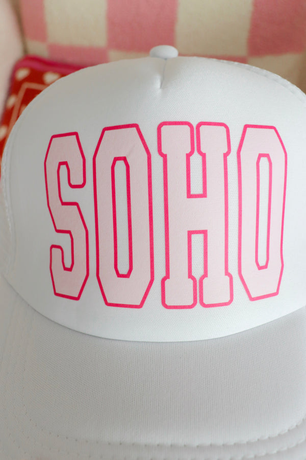 SoHo Pink Trucker Hat