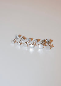 Sterling Silver Star Studs