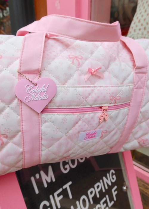Pink Bows Duffle Bag