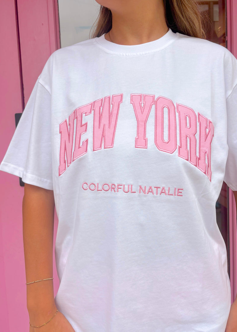 New York White Heavyweight T-Shirt
