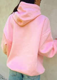 NYC Pink Puff Print Hoodie