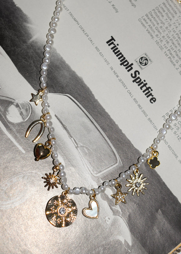 Pearl Charms Necklace