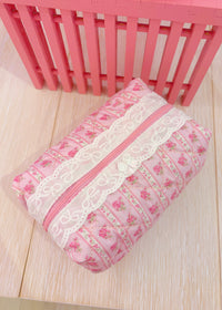 Sweet Dreams Floral Makeup Bag