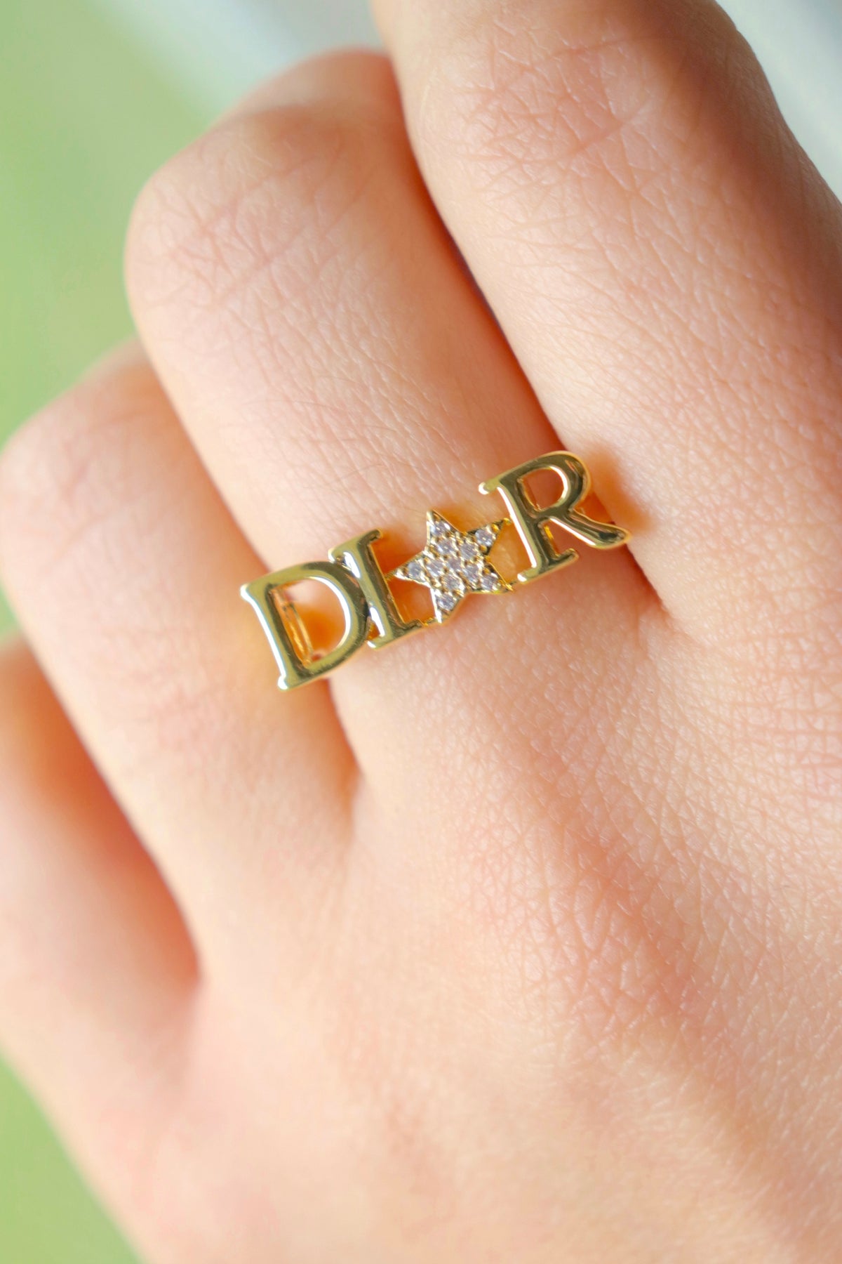 Designer Star Gold Ring