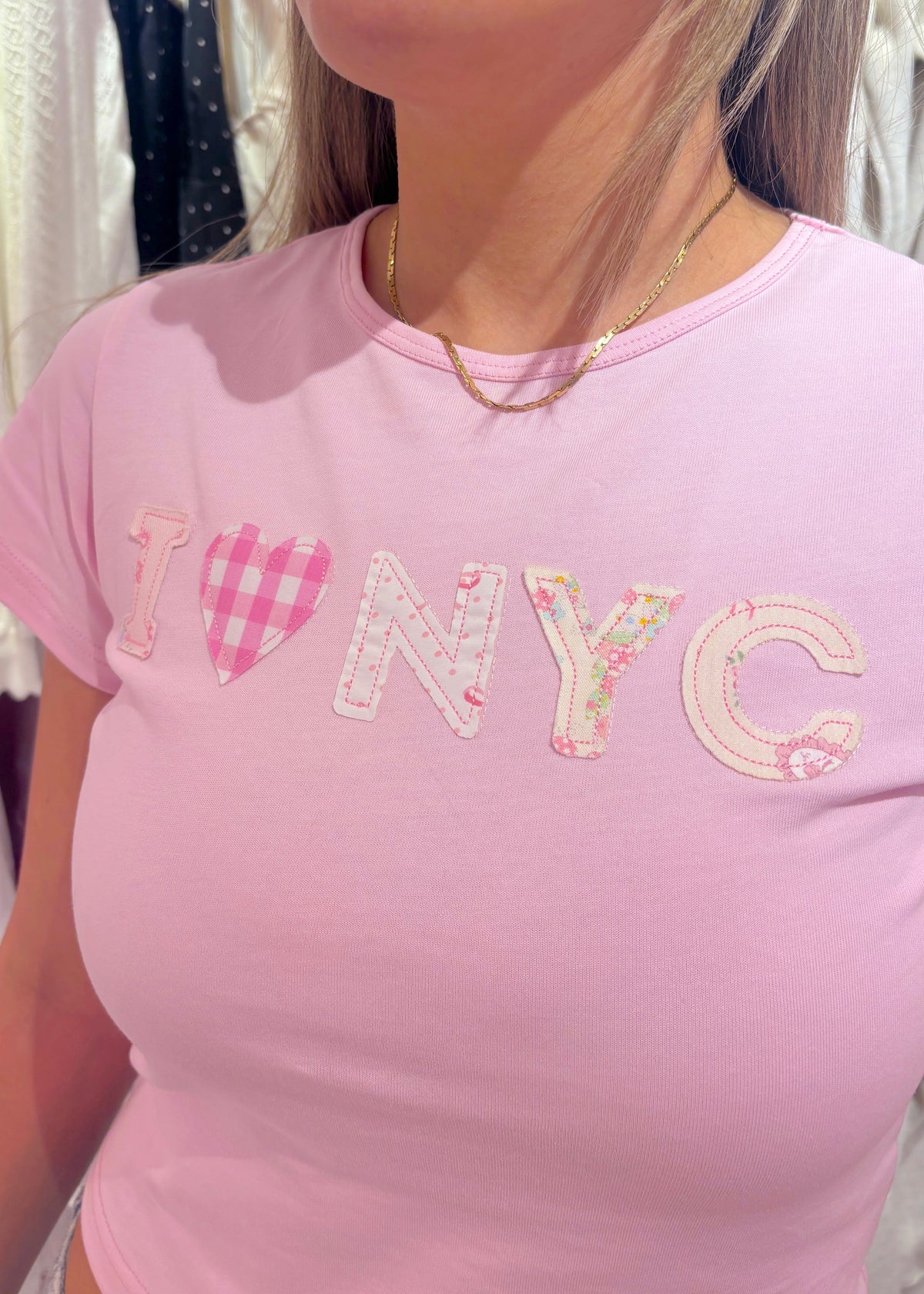 I Heart NYC Pink Baby Tee