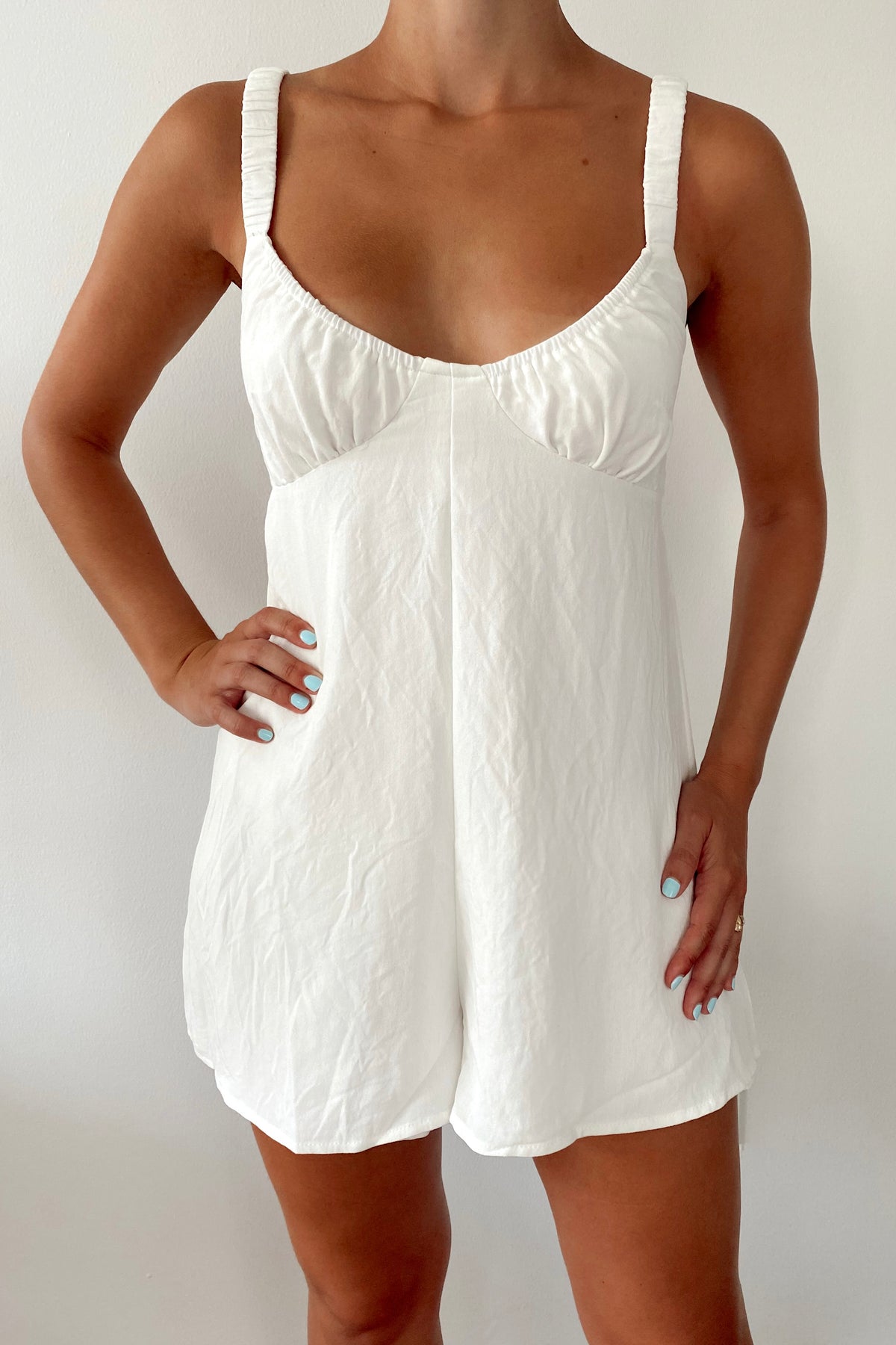 Ryanne White Romper