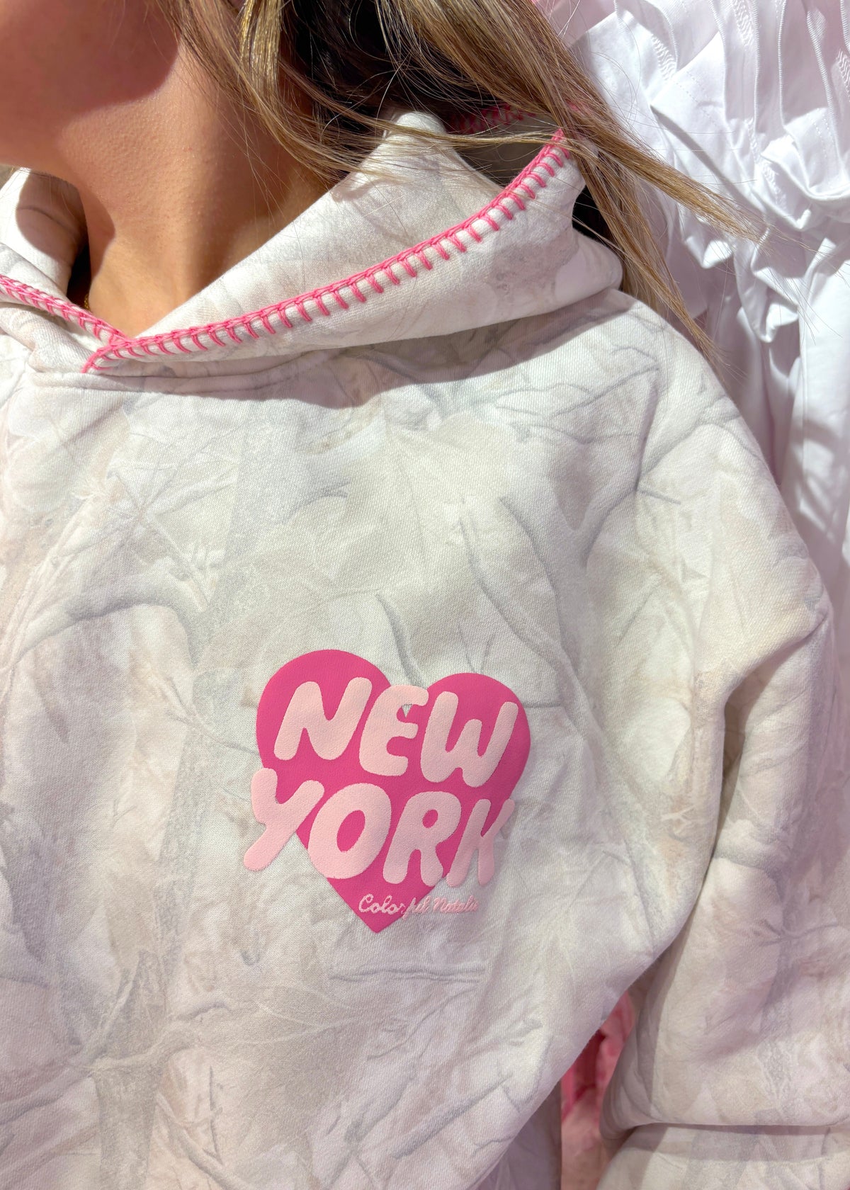 Preorder: New York Heart Camo Puff Hoodie