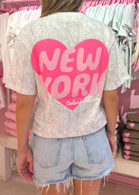 NY Camo Heart Heavyweight T-Shirt