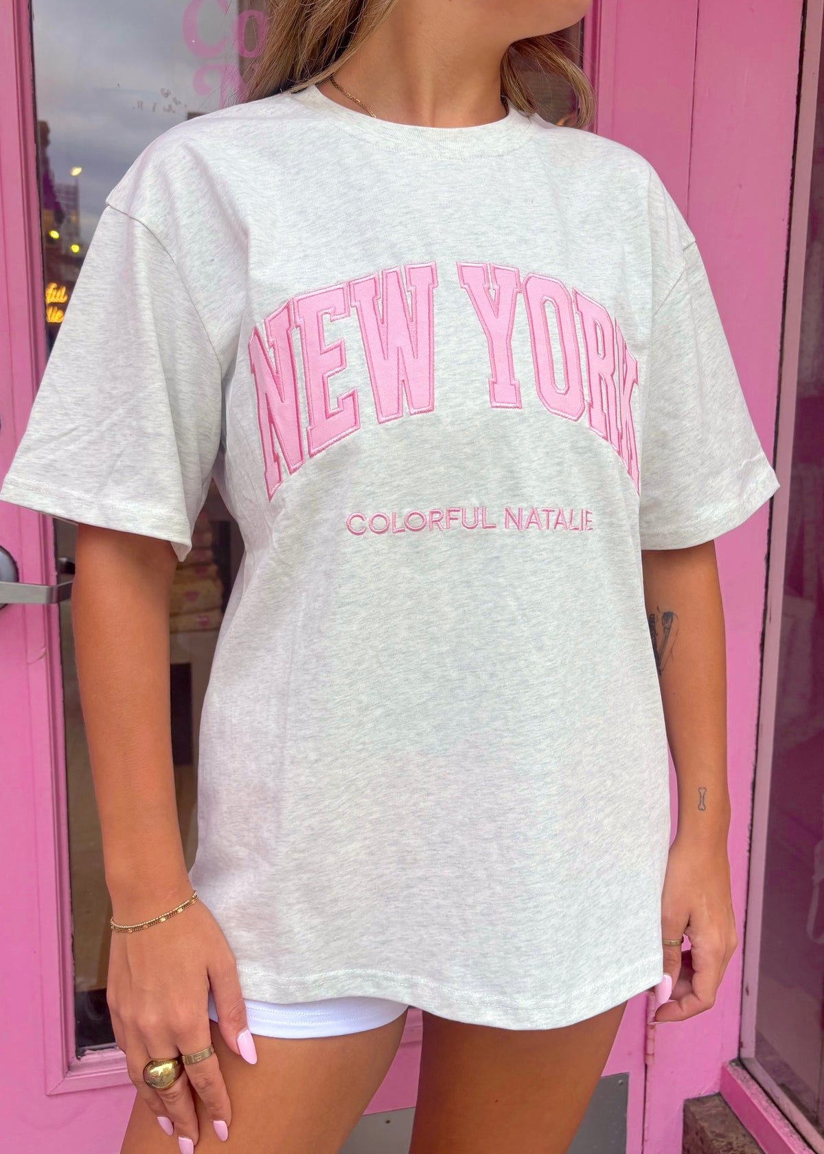New York Grey Heavyweight T-Shirt