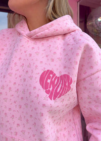 New York Puff Floral Hoodie