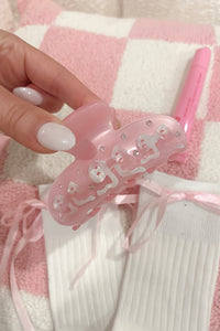 Pink Bows Hair Clip