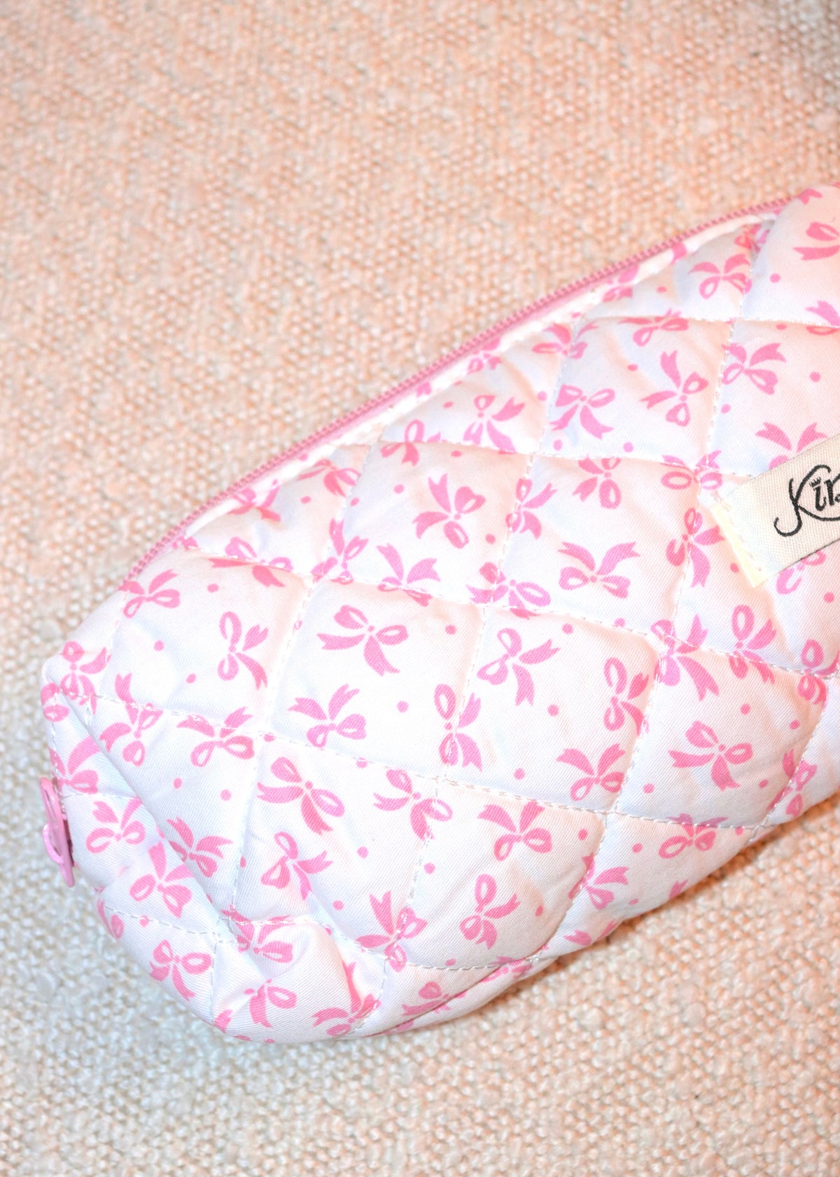 Pink Bows Mini Makeup Bag