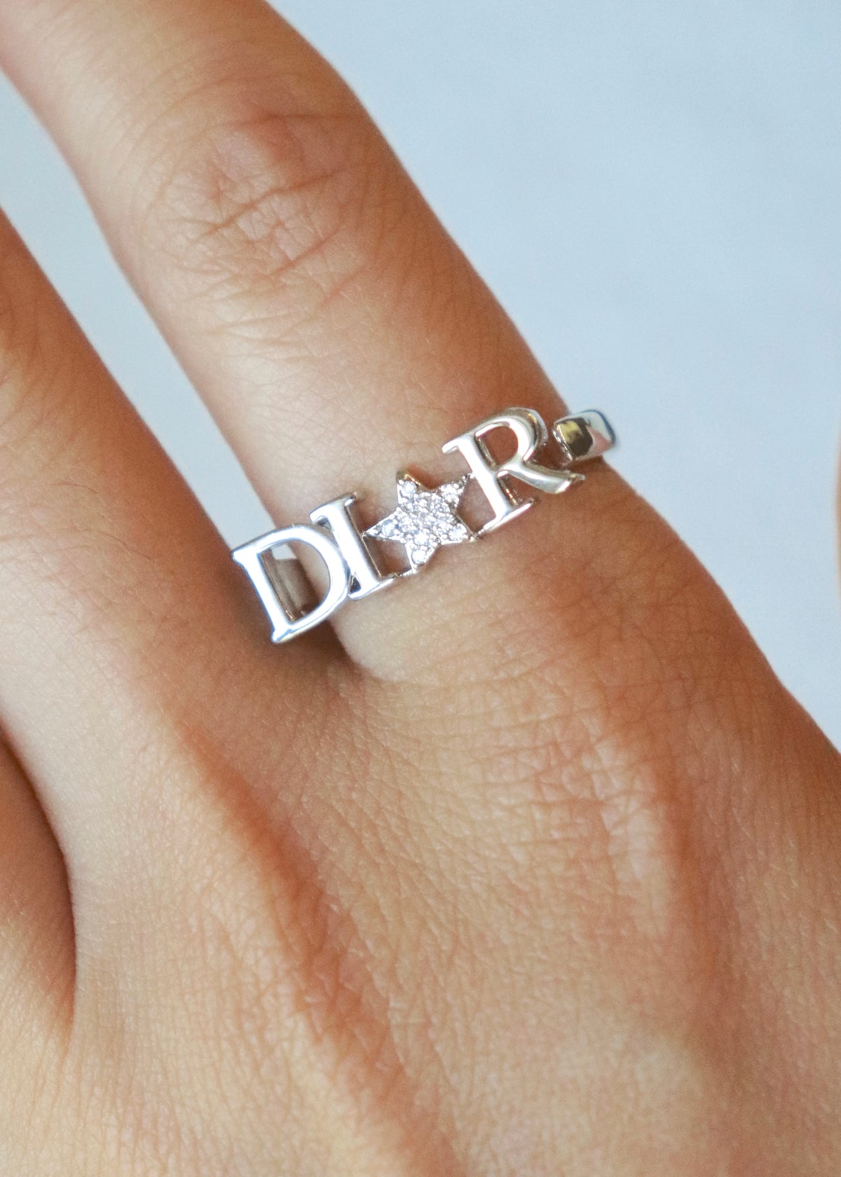 Designer Star Silver Ring