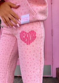 New York Puff Floral Sweatpants