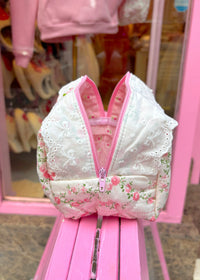 Bows On Florals Makeup Bag