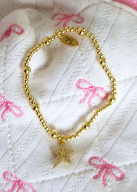18k Gold Plated Charm Bracelet