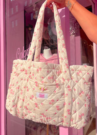 Floral Cutie Quilted Tote