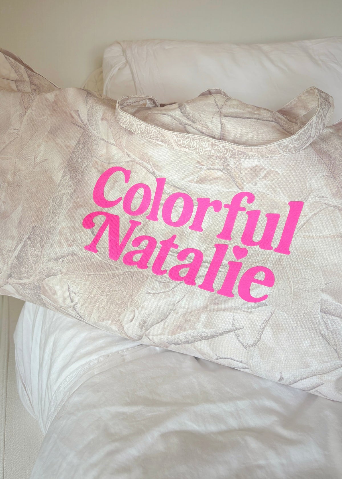 Camo CN Puff XL Tote Bag