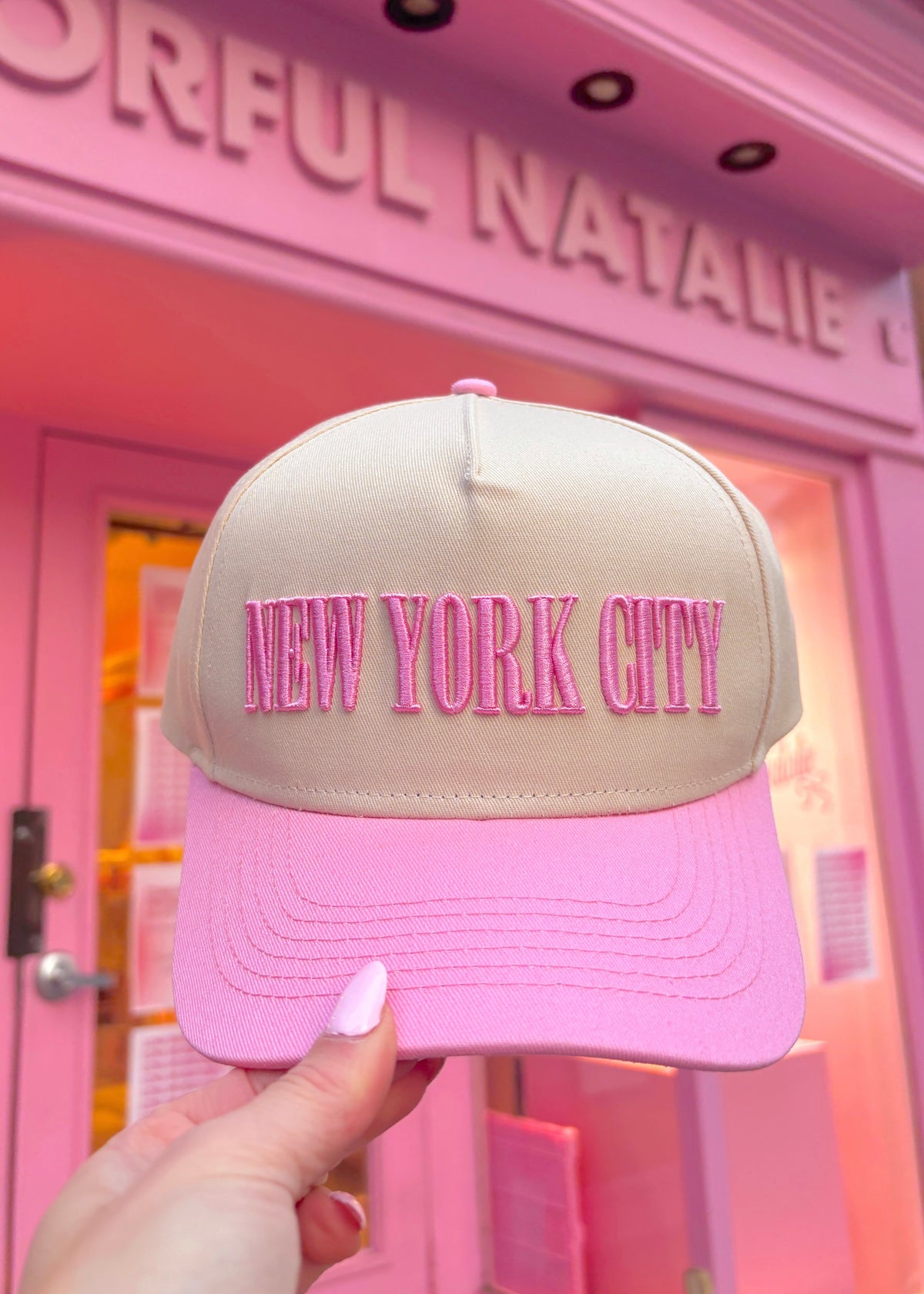 New York City Embroidered Trucker Hat