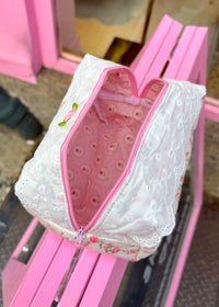 Bows On Florals Makeup Bag