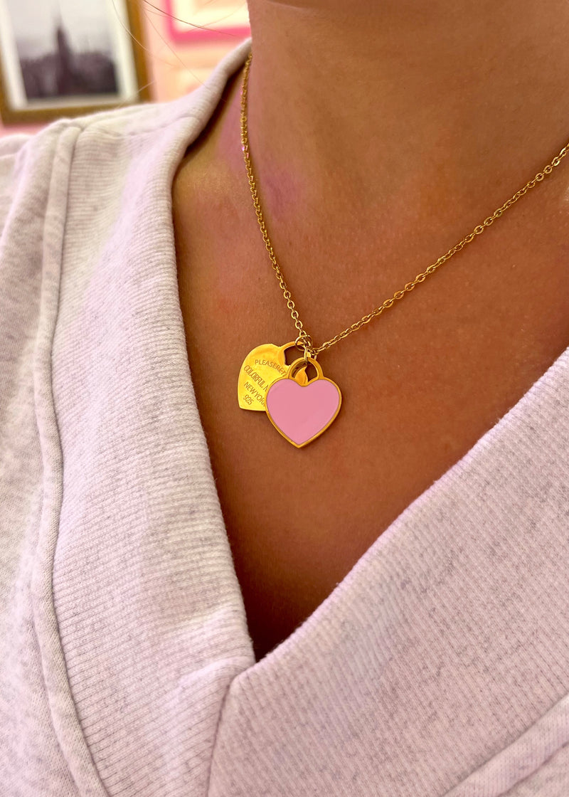 Pink Return To Heart Necklace