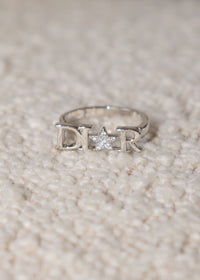 Designer Star Silver Ring