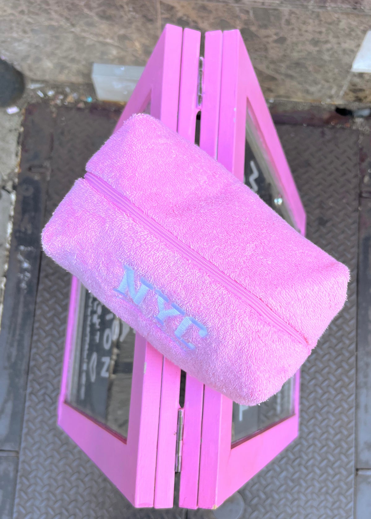Pink Terry NYC Makeup Bag