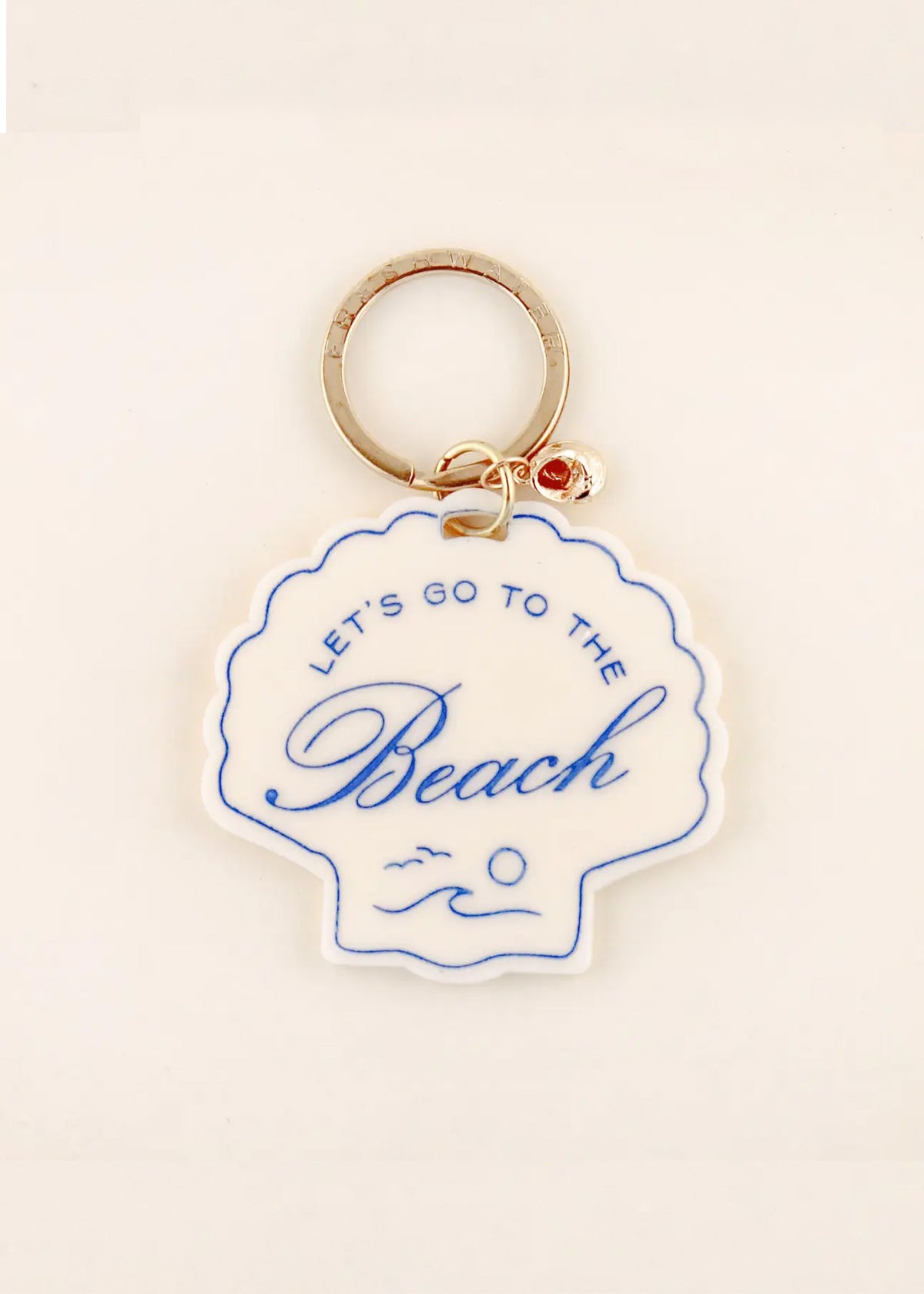 Let's Go To The Beach Keychain