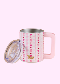 Bows and Hearts Pink Mug