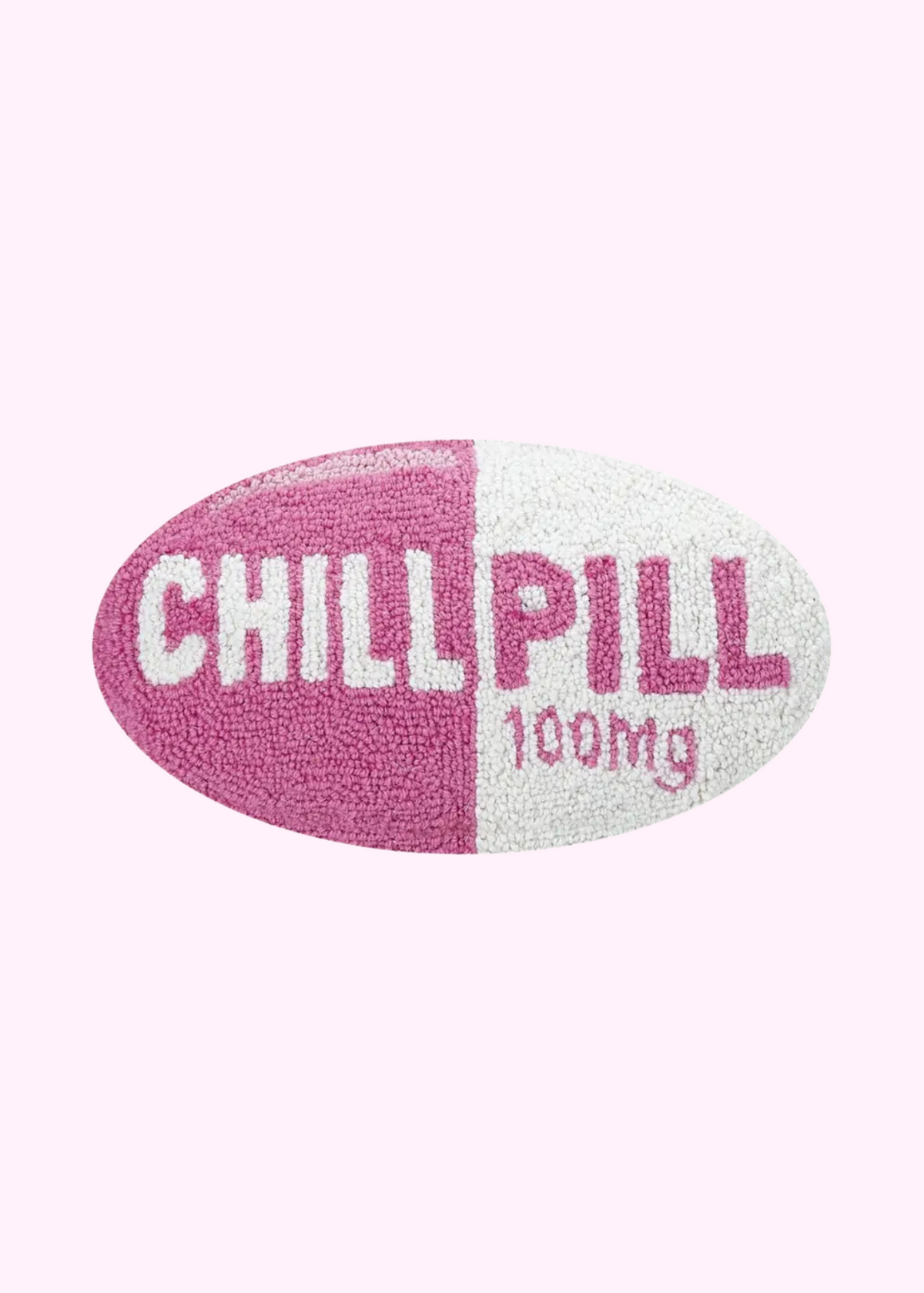 Chill Pill Pink Pillow