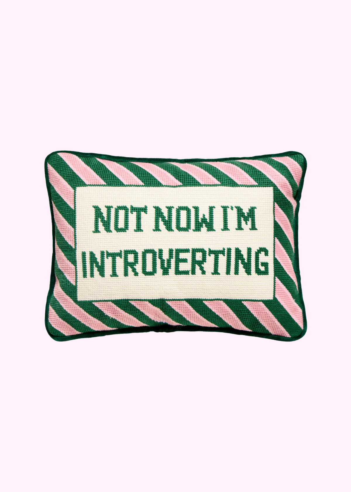 Introvert Green Pillow