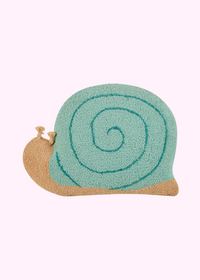 Green Snail Pillow