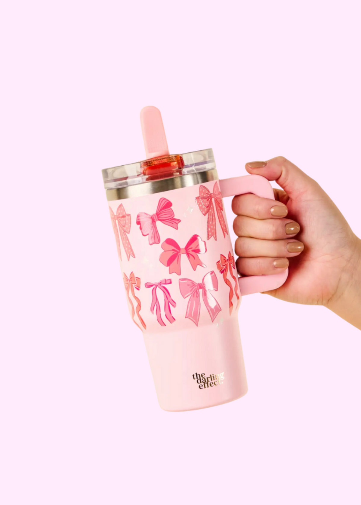 Pink Bow Tumbler