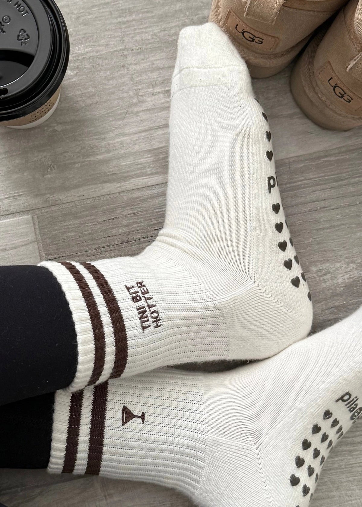 Tini Bit Hotter Grip Socks