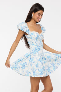 Helly Blue Floral Mini Dress