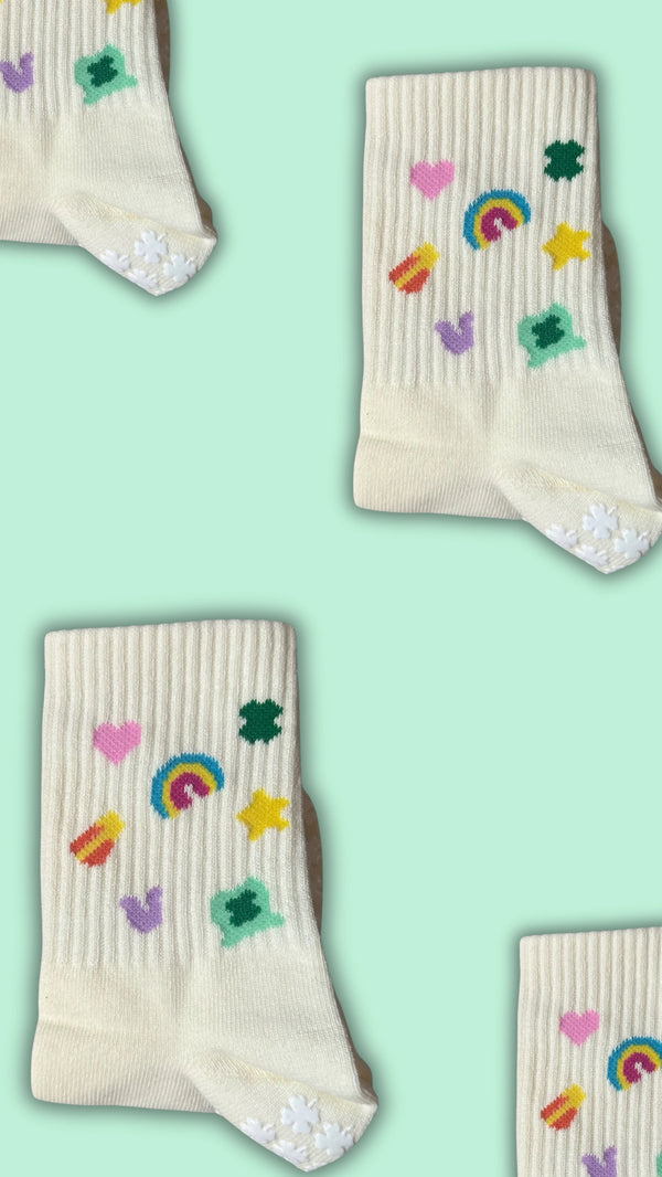 Lucky Charm Grip Socks