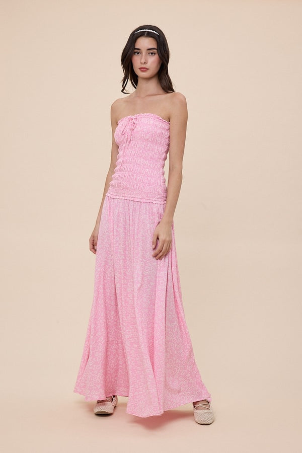 Ashley Pink Maxi Dress