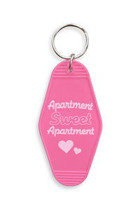 Apartment Sweet Apartment Pink Keychain
