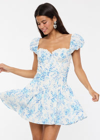 Helly Blue Floral Mini Dress