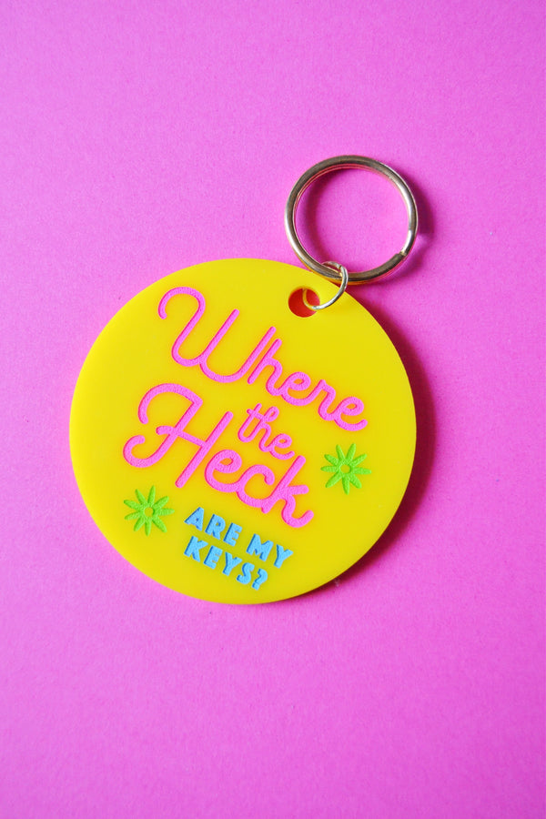 Where Are My Keys Keychain