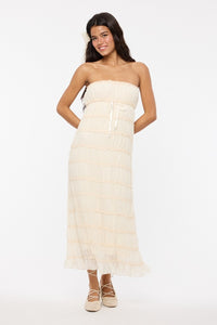 Karine Cream Maxi Dress