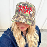Smoke Show Red Trucker Hat