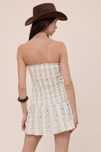 Kelly Floral Tie Mini Dress